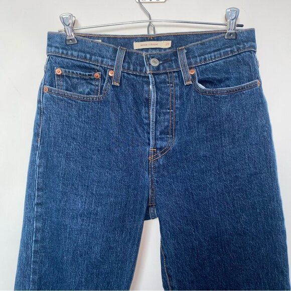 Levi's‎ Wedgie Straight Style Below The Belt Medium Wash - Picture 4 of 13